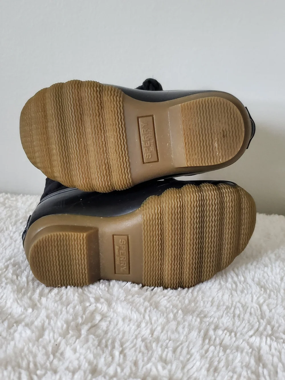 Sperry Kids Black Duck Boots